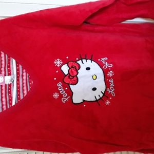 Velour hello kitty sweater